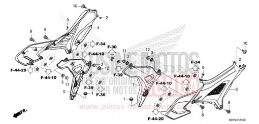 SIDE COVER NC750XDM de 2021